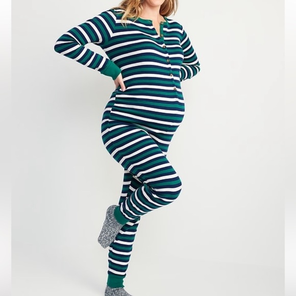 Maternity pajamas 1 piece - Picture 1 of 3